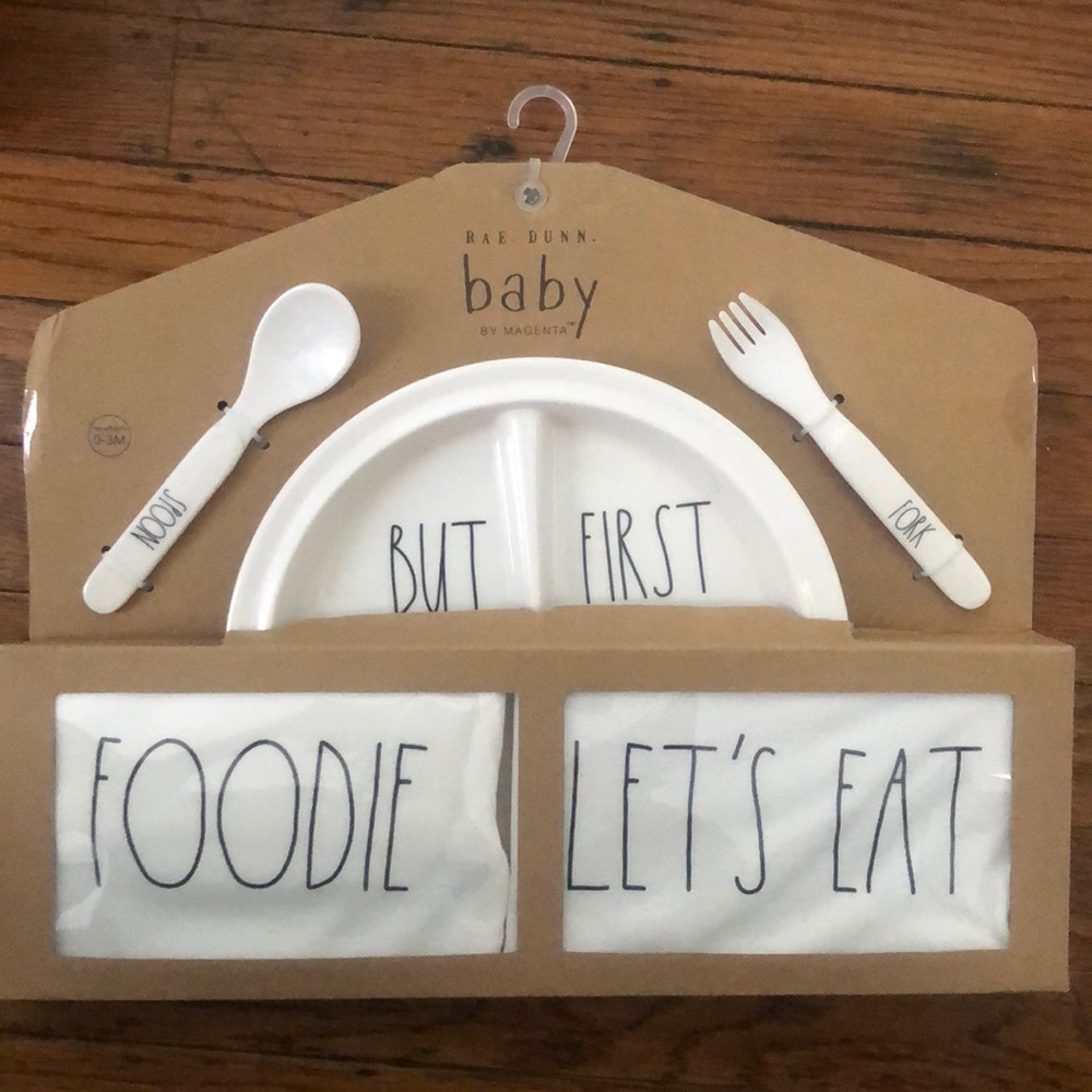 Rae Dunn baby 5 piece gift set 0-3Mo